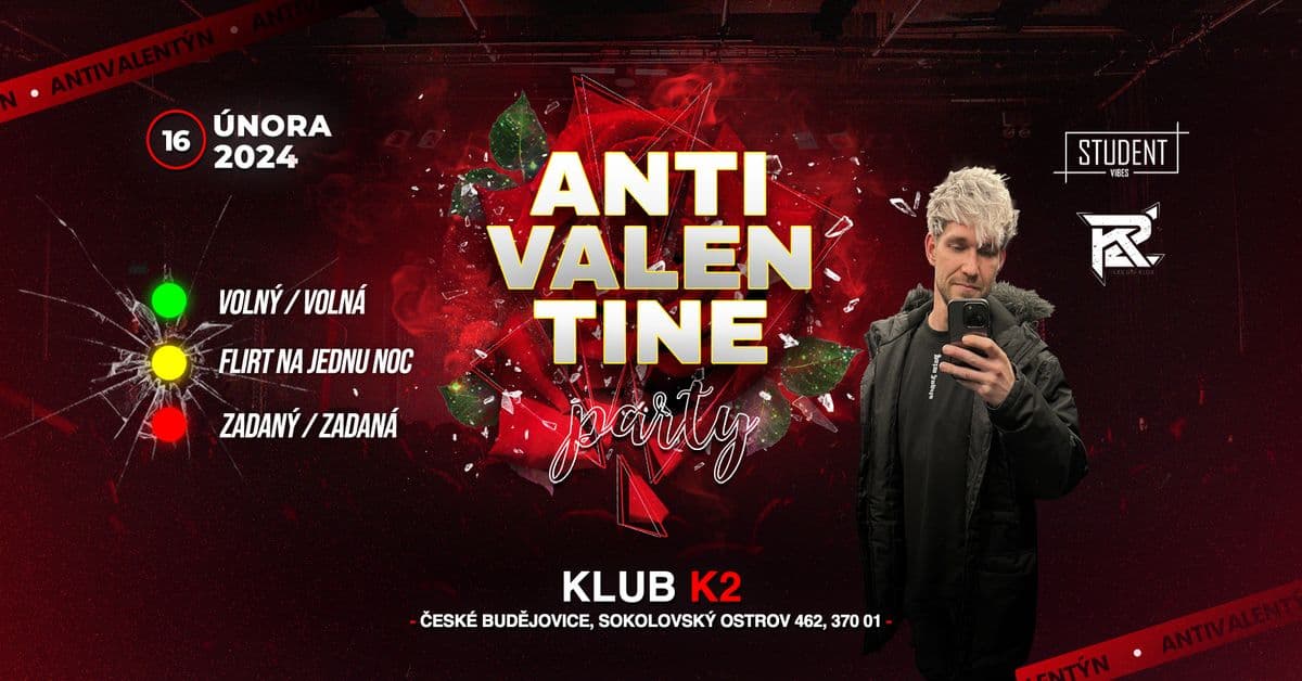 ANTIVALENTÝN - ČESKÉ BUDĚJOVICE