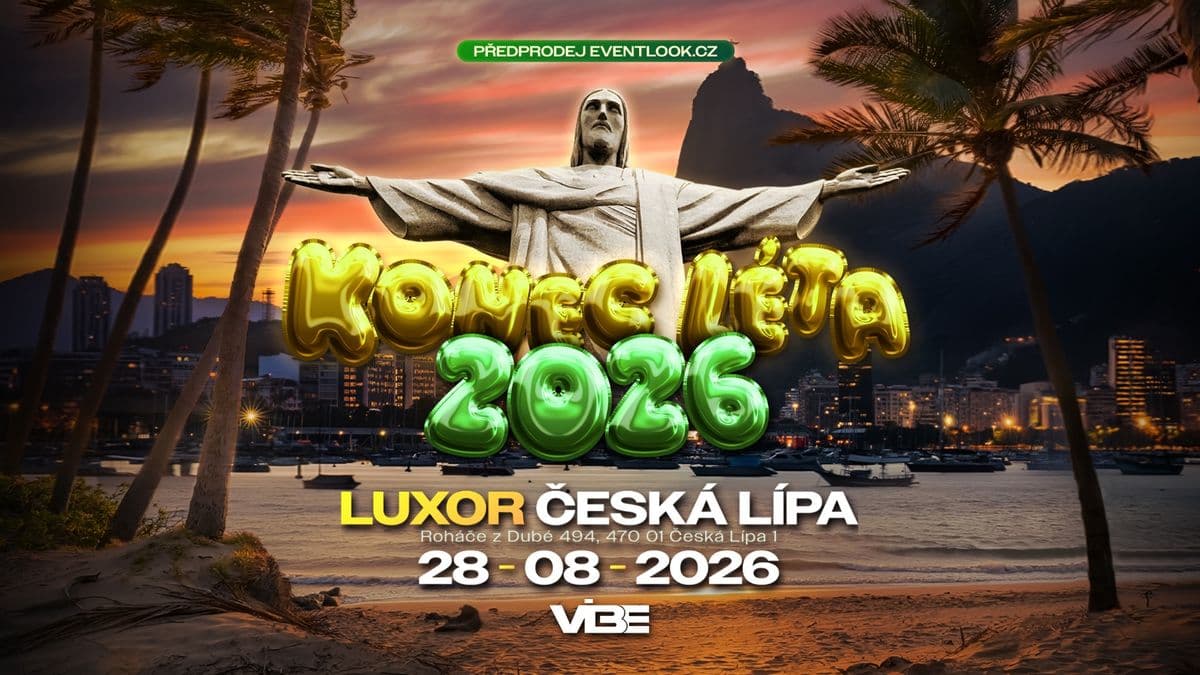 KONEC LÉTA 2026 -LUXOR ČESKÁ LÍPA