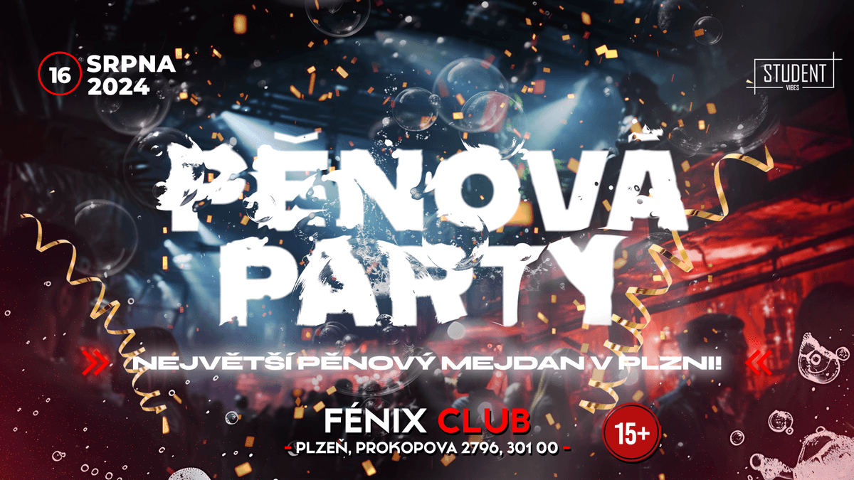 PĚNOVÁ PARTY -  PLZEŇ