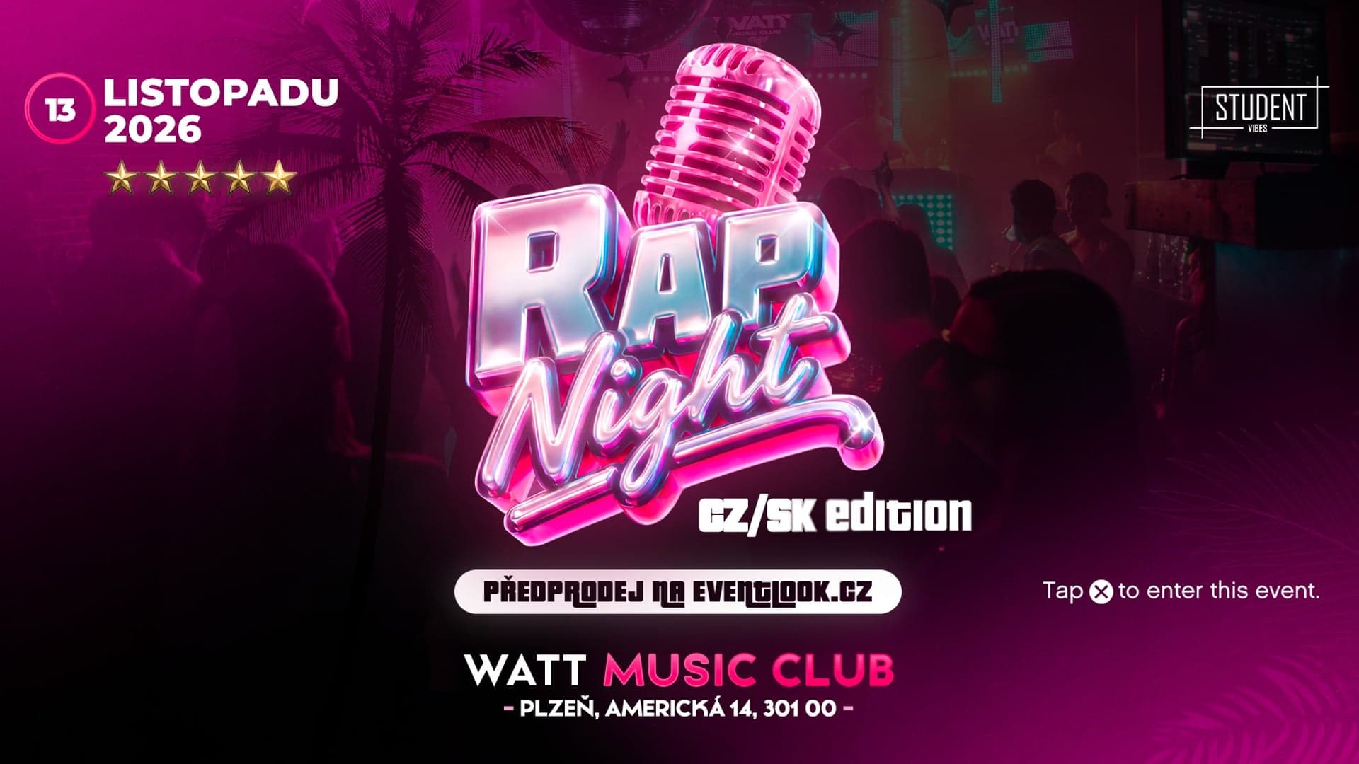 RAP NIGHT - PLZEŇ