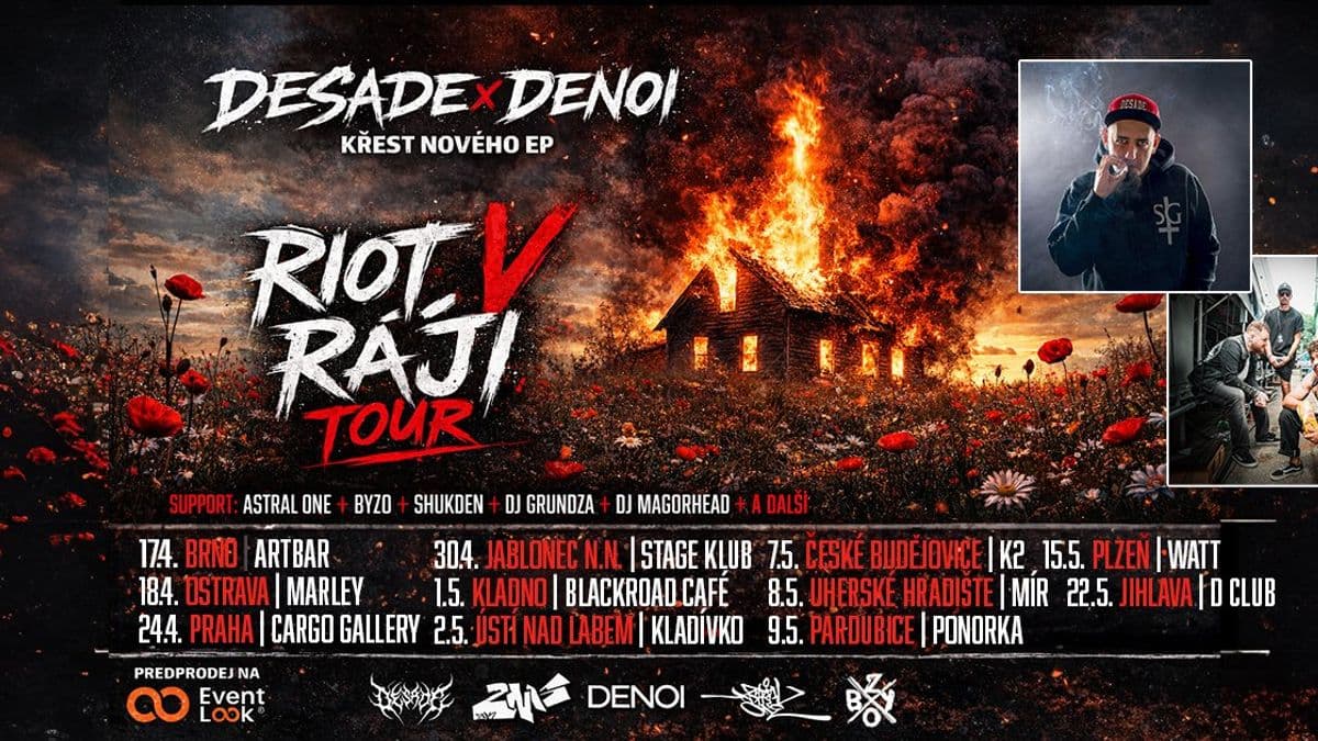DESADE x DENOI TOUR | PRAHA + hosté