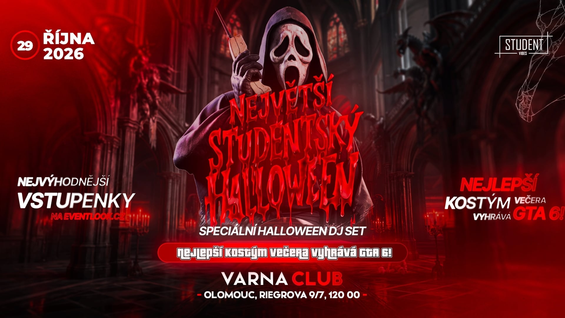 STUDENTSKÝ HALLOWEEN - OLOMOUC