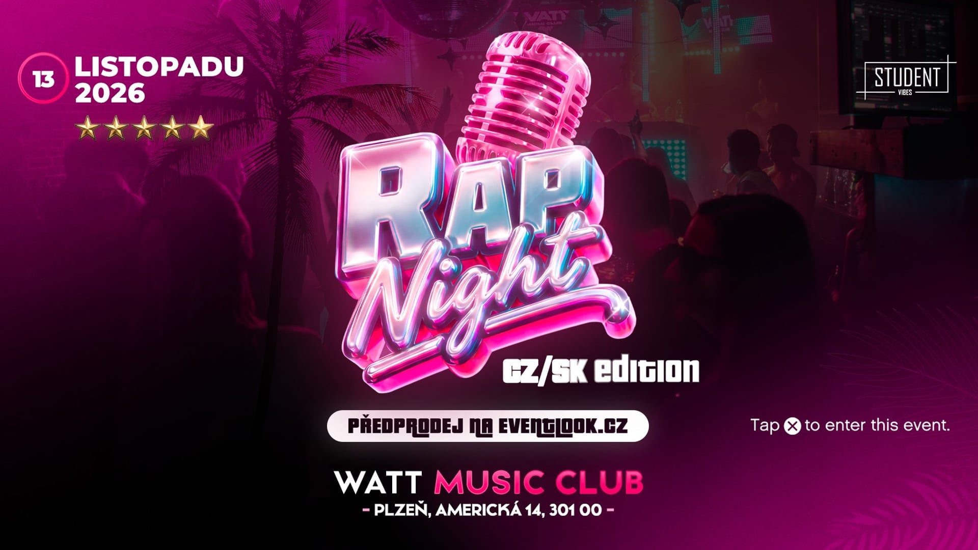 RAP NIGHT - PLZEŇ