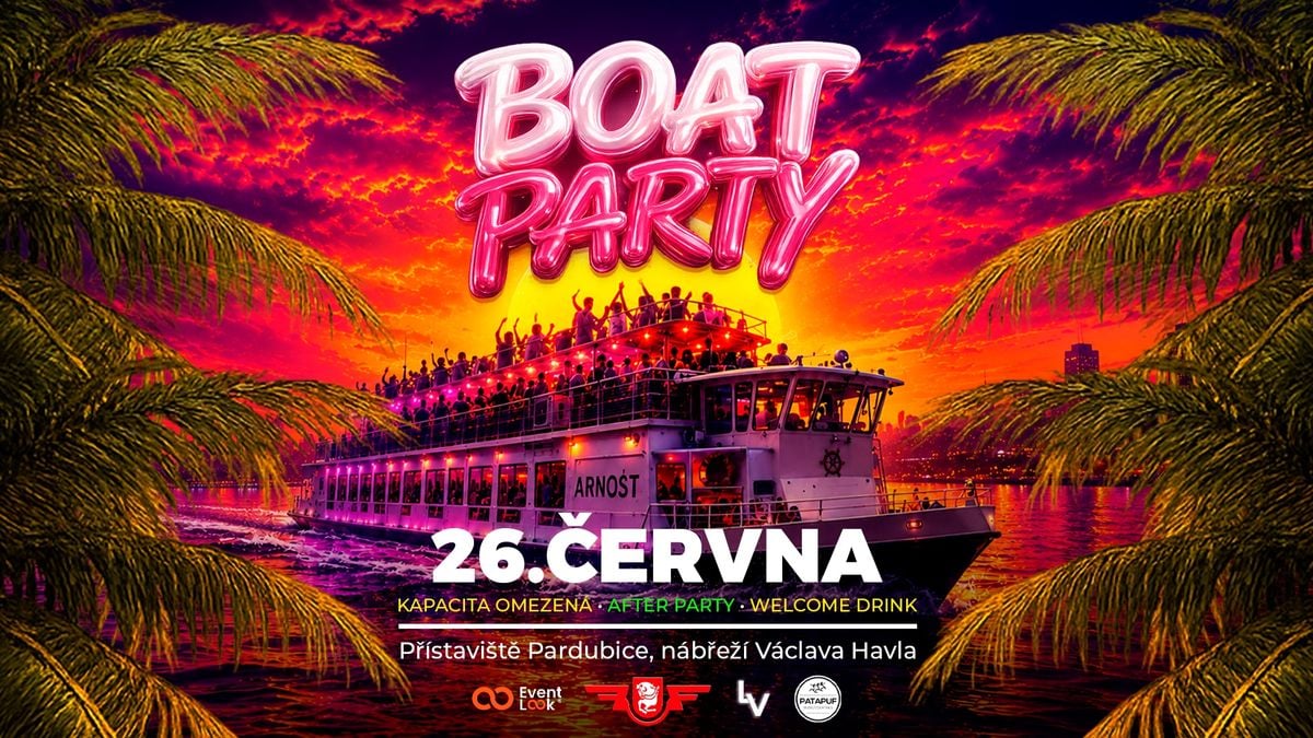 BOAT PARTY -  PARDUBICE 26.6.